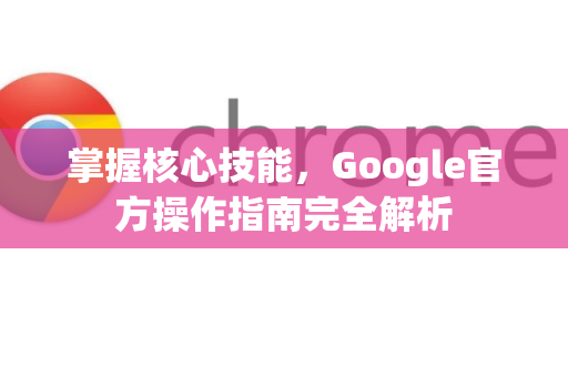 掌握核心技能，Google官方操作指南完全解析