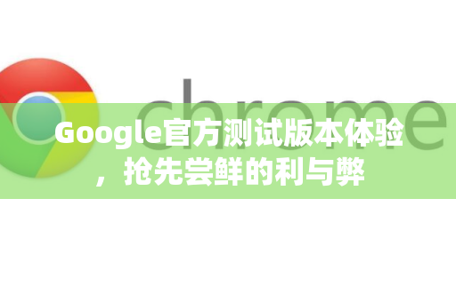 Google官方测试版本体验，抢先尝鲜的利与弊