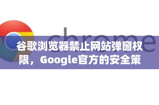 谷歌浏览器禁止网站弹窗权限，Google官方的安全策略与用户操作指南-第1张图片-谷歌浏览器 (Google Chrome)官方下载_免费安全浏览器