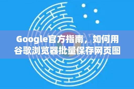 Google官方指南，如何用谷歌浏览器批量保存网页图片（高效技巧与工具推荐）