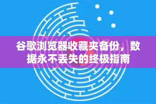 谷歌浏览器收藏夹备份，数据永不丢失的终极指南