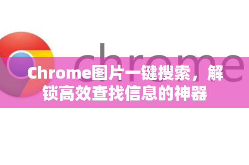 Chrome图片一键搜索，解锁高效查找信息的神器-第1张图片-谷歌浏览器 (Google Chrome)官方下载_免费安全浏览器